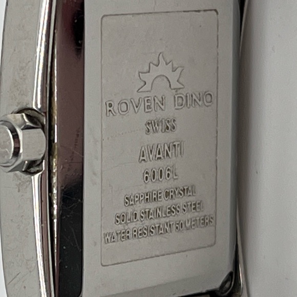 Roven Dino - Avanti 6006L - Swiss Made - Solid Stainless Steel - White Face - Picture 4 of 8